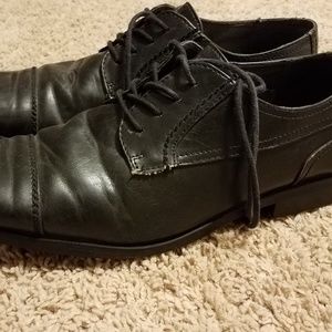 Guess, black dress shoes